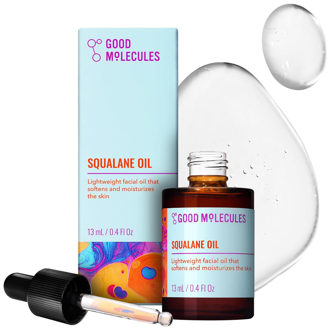 Squalane Oil - 100% Natural Squalane Oil Non-Greasy Moisturizer for Face, Skin, and Hair - Skin Firming, Ultra Hydrating Facial Skin Care