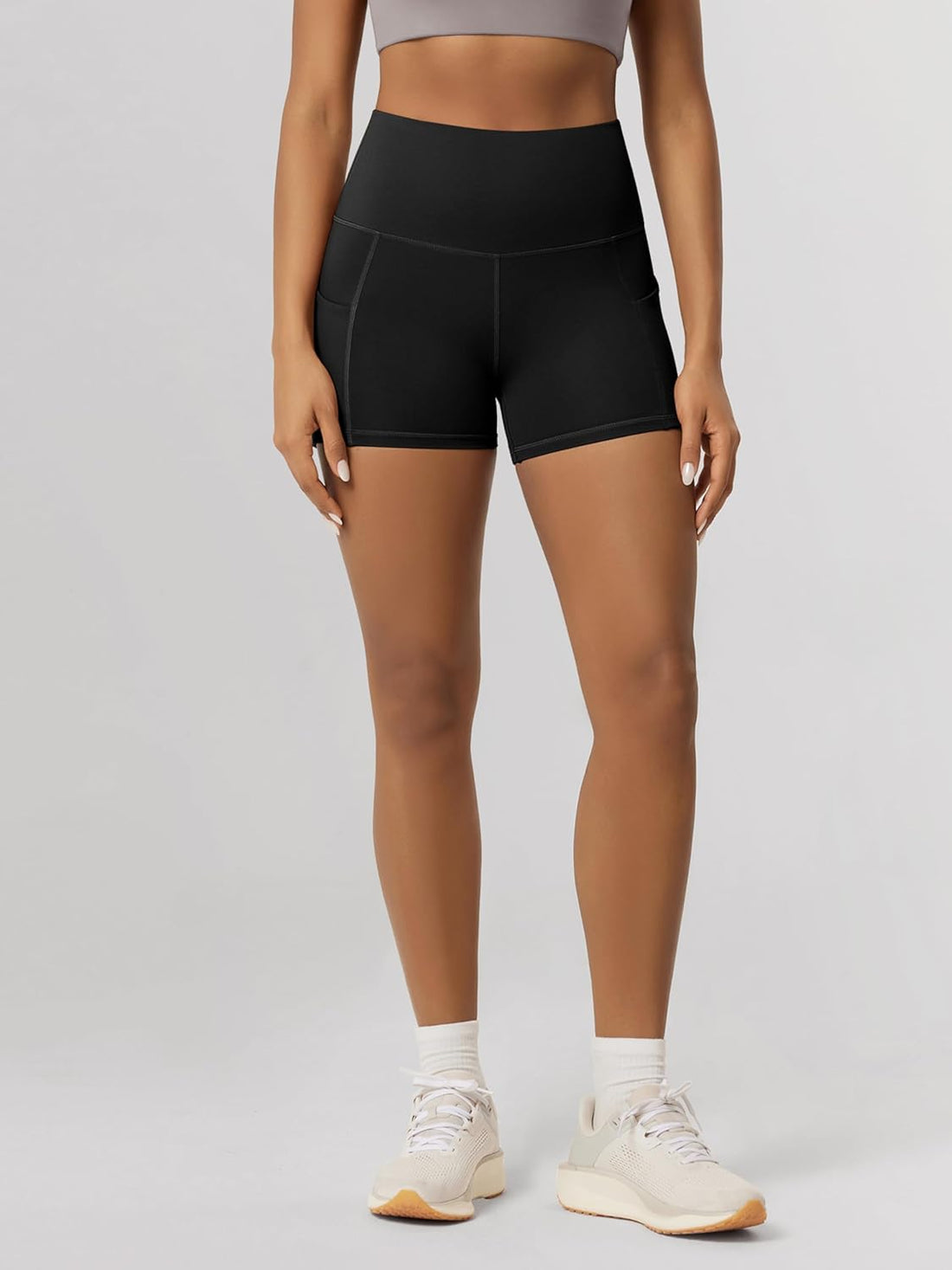 Women'S Tummy Control Biker Shorts 2.0 with Pockets High Waist Athletic Workout Yoga Shorts-3.5''/ 5"/ 8" / 10" Inseam