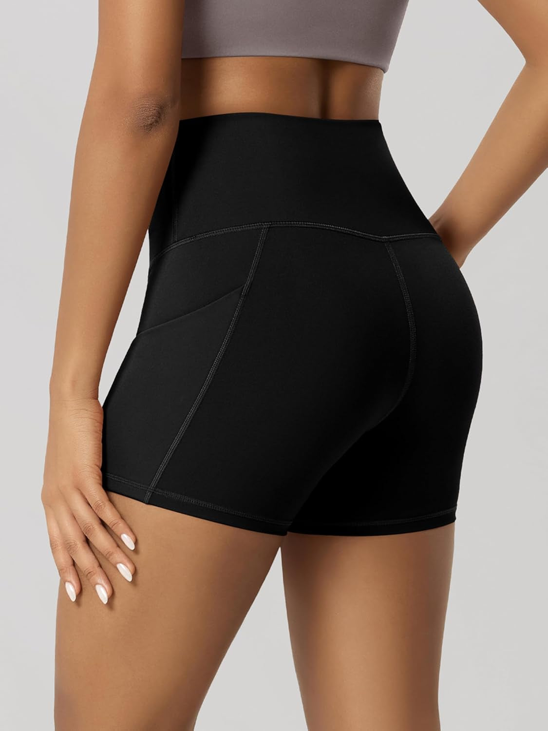 Women'S Tummy Control Biker Shorts 2.0 with Pockets High Waist Athletic Workout Yoga Shorts-3.5''/ 5"/ 8" / 10" Inseam
