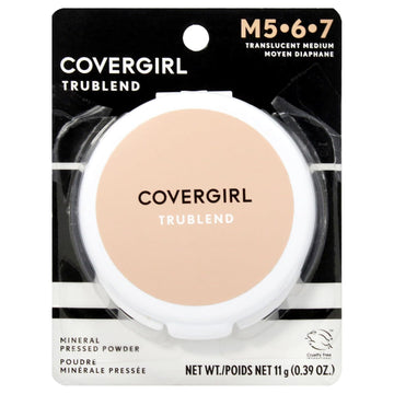 Trublend Pressed Powder, 004 Translucent Medium , 0.39 Ounce (Pack of 1)